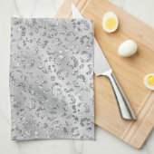 Linge De Cuisine Cute Silver Cheetah (Quart Plié)