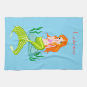 Linge De Cuisine Cute Sirène Redhead Thunder_Cove (Horizontal)