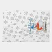 Linge De Cuisine Cute Snowman (Horizontal)