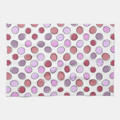 Linge De Cuisine Cute Spotty Pink and Purple Pattern (Horizontal)