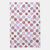 Linge De Cuisine Cute Spotty Pink and Purple Pattern (Vertical)