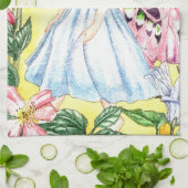 Linge De Cuisine Cute Summer Fairy Kitchen Towel (Plié)