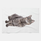 Linge De Cuisine Cute tabby Chat (Horizontal)
