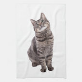 Linge De Cuisine Cute tabby Chat (Vertical)