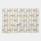 Linge De Cuisine Cute Teddy Bear Montgolfière Motif Neutre 3 (Horizontal)