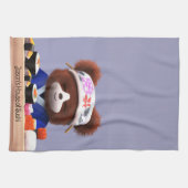 Linge De Cuisine Cute Teddy Bear Sushi Chef (Horizontal)