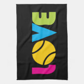Linge De Cuisine Cute Tennis LOVE - (Vertical)