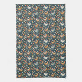 Linge De Cuisine Cute tiled chickens pattern (Vertical)