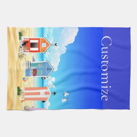 Linge De Cuisine Cute Tiny Beach Shacks Thunder_Cove (Horizontal)