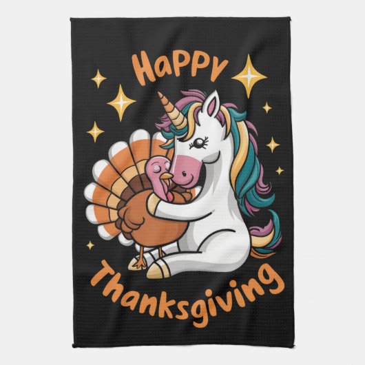 Linge De Cuisine Cute Unicorn Accrocs Turquie Bons thanksgivings fi (Vertical)