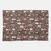 Linge De Cuisine Cute Whimsical Fair Gnomes and Mushrooms (Horizontal)