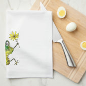 Linge De Cuisine Cute Whimsical Happy Frog (Quart Plié)