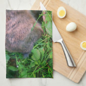 Linge De Cuisine Cute Wild Brown Rabbit Faune (Quart Plié)