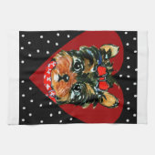 Linge De Cuisine Cute Yorkie Poo (Horizontal)