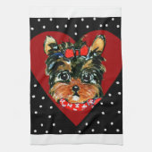 Linge De Cuisine Cute Yorkie Poo (Vertical)