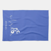 Linge De Cuisine Cycle de rotation interne Heartbeat personnalisé (Horizontal)