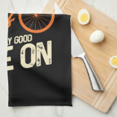 Linge De Cuisine Cyclisme - La Vie Est Vraiment Une Bonne Promenade (Quart Plié)