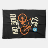 Linge De Cuisine Cyclisme - La Vie Est Vraiment Une Bonne Promenade (Horizontal)