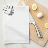 Linge De Cuisine Cygne gracieux (Quart Plié)