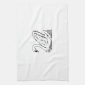 Linge De Cuisine Cygne gracieux (Vertical)