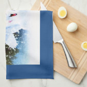 Linge De Cuisine Cygne Imaginaire (Quart Plié)