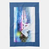 Linge De Cuisine Cygne Imaginaire (Vertical)