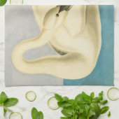 Linge De Cuisine Cygne trompette par John James Audubon, Oiseau Vin (Plié)