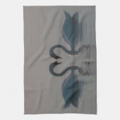 Linge De Cuisine Cygnes sur le lac (Vertical)