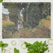 Linge De Cuisine Cypress Trees par Van Gogh (Plié)