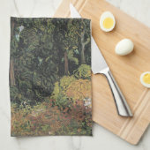 Linge De Cuisine Cypress Trees par Van Gogh (Quart Plié)