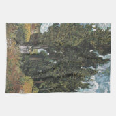 Linge De Cuisine Cypress Trees par Van Gogh (Horizontal)