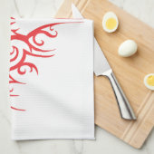 Linge De Cuisine cyrillique (Quart Plié)