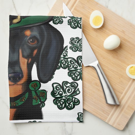 LINGE DE CUISINE DACHSHING (Quart Plié)