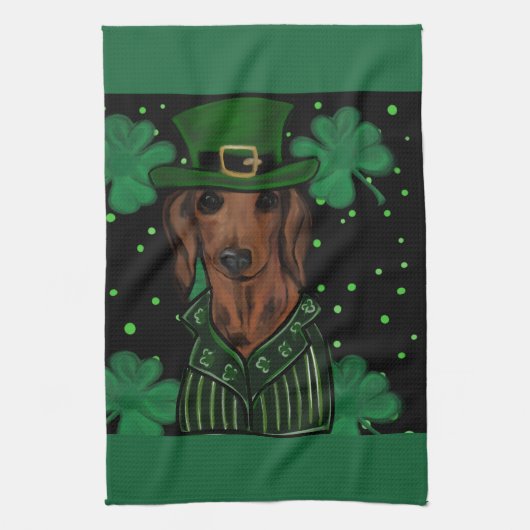 LINGE DE CUISINE DACHSHUND            (Vertical)