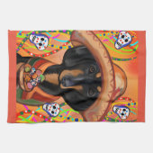 LINGE DE CUISINE DACHSHUND     (Horizontal)