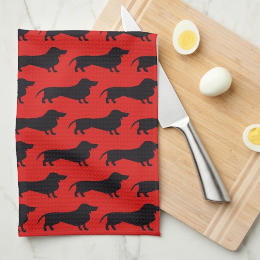 Linge De Cuisine Dachshund (Quart Plié)