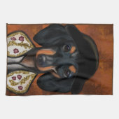 LINGE DE CUISINE DACHSHUND          (Horizontal)