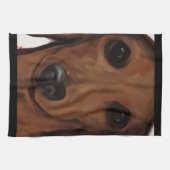 LINGE DE CUISINE DACHSHUND                 (Horizontal)