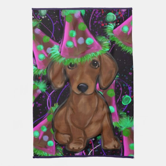 Linge De Cuisine Dachshund (Vertical)
