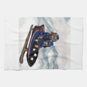 LINGE DE CUISINE DACHSHUND  (Horizontal)