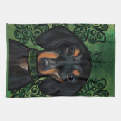 LINGE DE CUISINE DACHSHUND           (Horizontal)