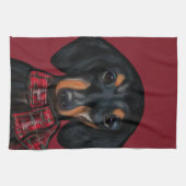 LINGE DE CUISINE DACHSHUND      (Horizontal)