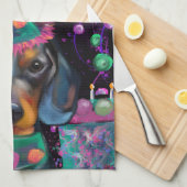 Linge De Cuisine Dachshund (Quart Plié)