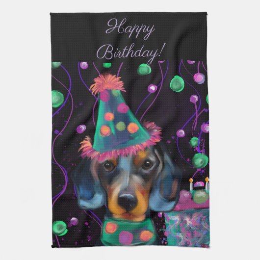 Linge De Cuisine Dachshund (Vertical)
