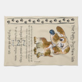 Linge De Cuisine Dachshund Crossbred Dessin Dessin Chien Citations  (Horizontal)