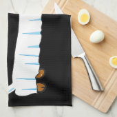 Linge De Cuisine Dachshund d'Halloween (Quart Plié)