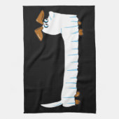 Linge De Cuisine Dachshund d'Halloween (Vertical)