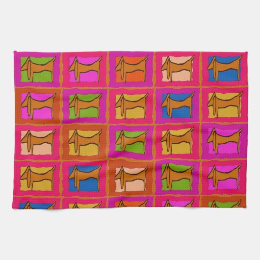 Linge De Cuisine Dachshund Quilt (Horizontal)