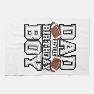 Linge De Cuisine Dad of the Birthday Boy Football Lover Family birt