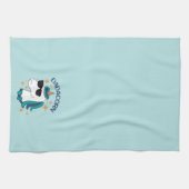 Linge De Cuisine Dadacorn Avec Lunettes De Soleil (Horizontal)